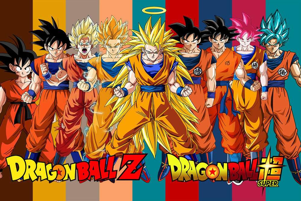 Todas las evoluciones de Goku | DRAGON BALL ESPAÑOL Amino