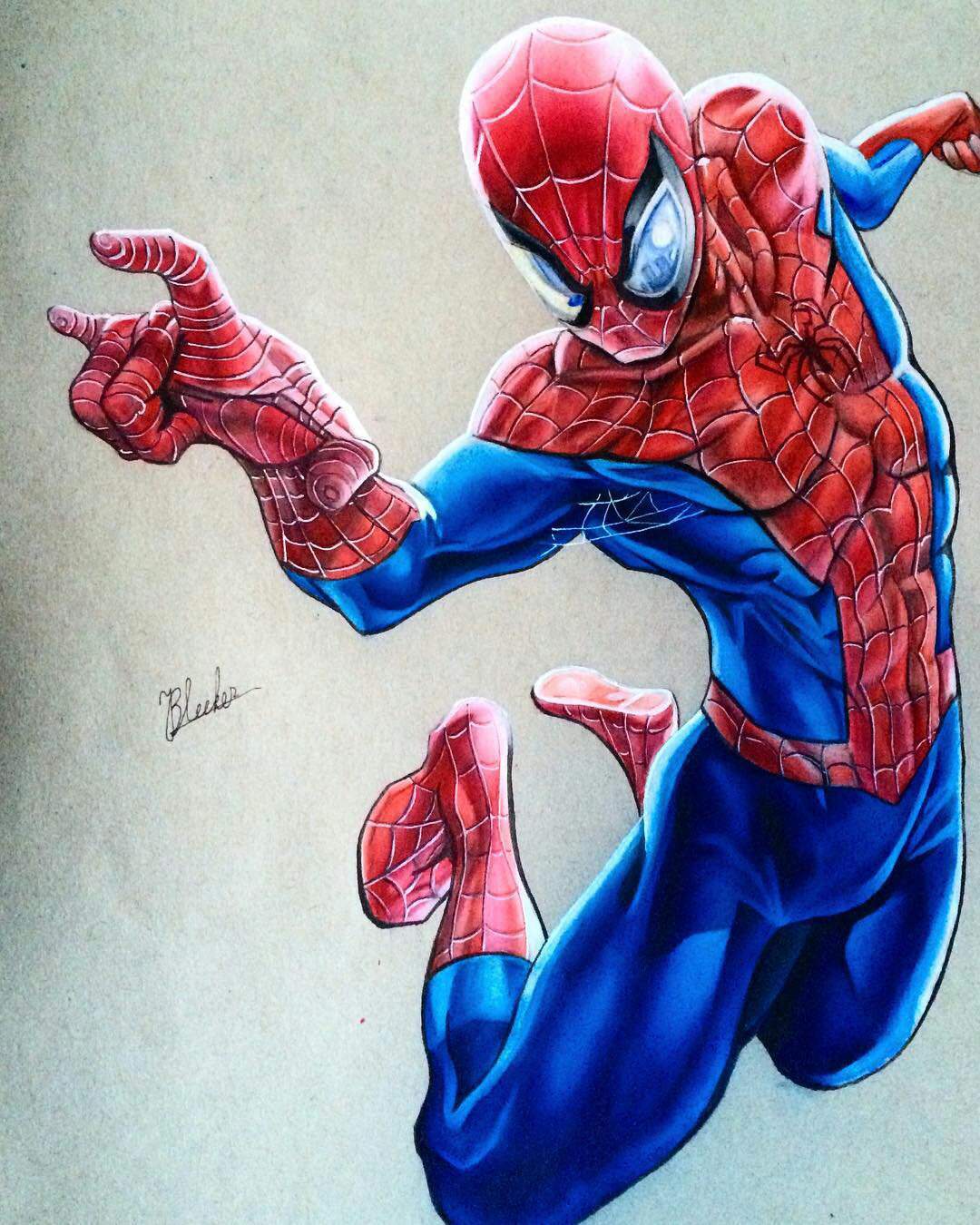 Spiderman drawing! Marvel Amino