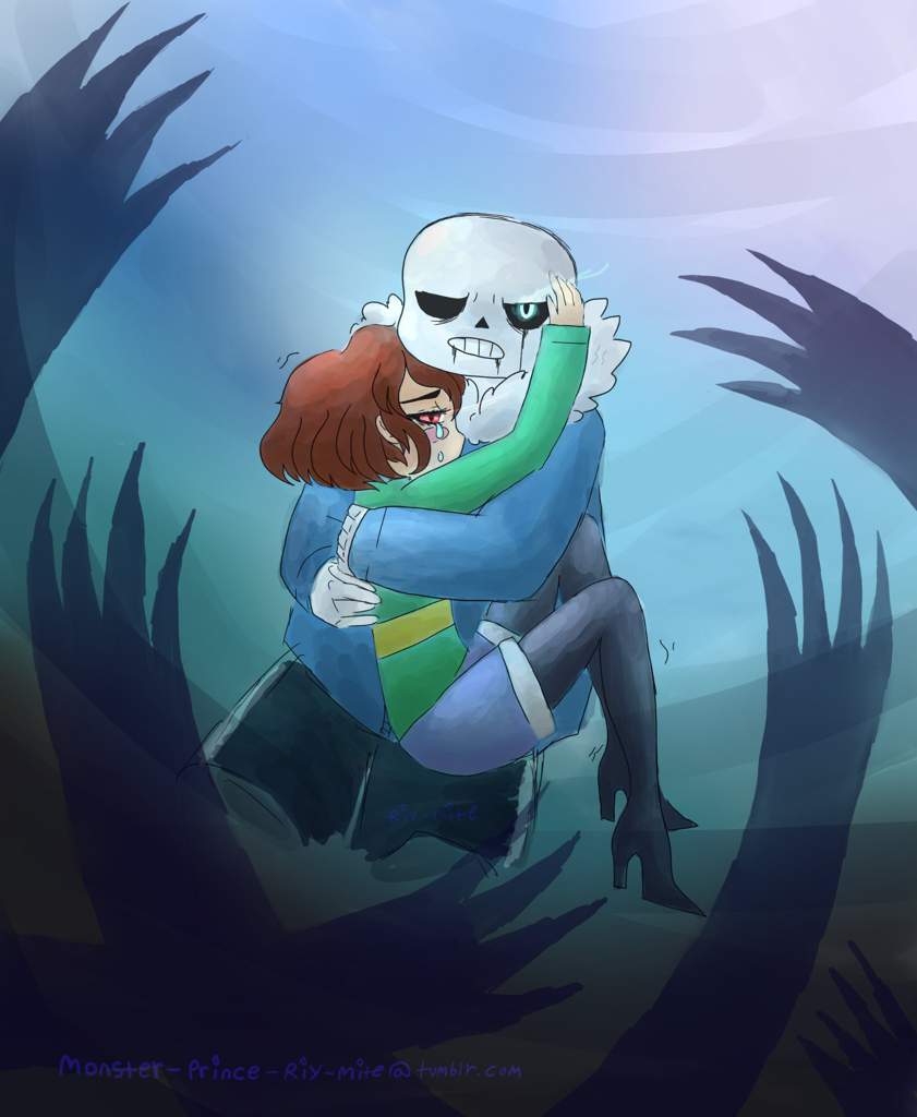 chara x sans story