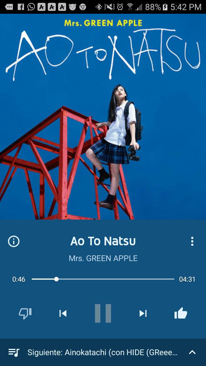 Mrs. green apple ao to natsu