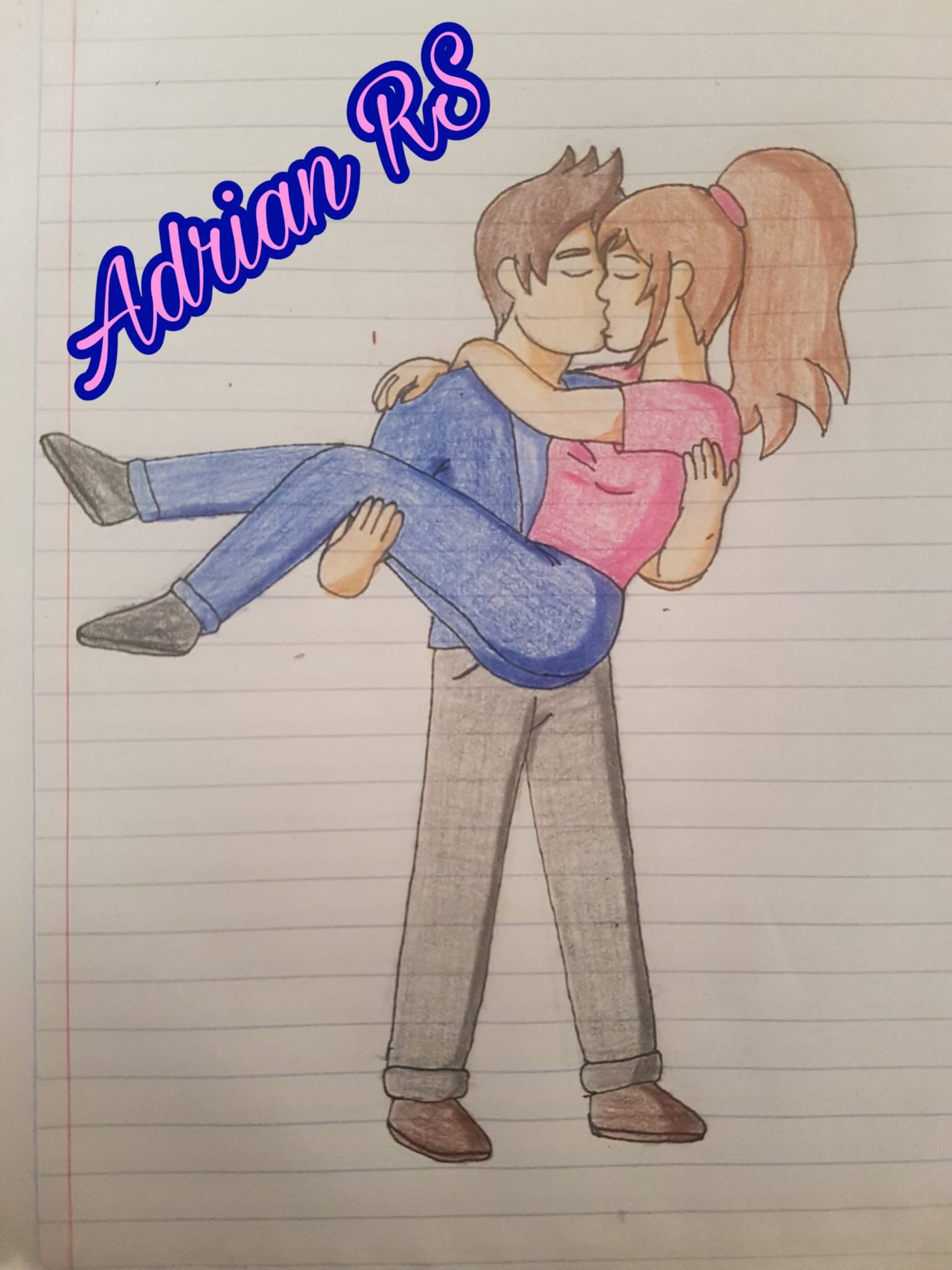 ♥️dibujo De Nathan X Katie♥️ ¡yo Kai Watch Español Amino