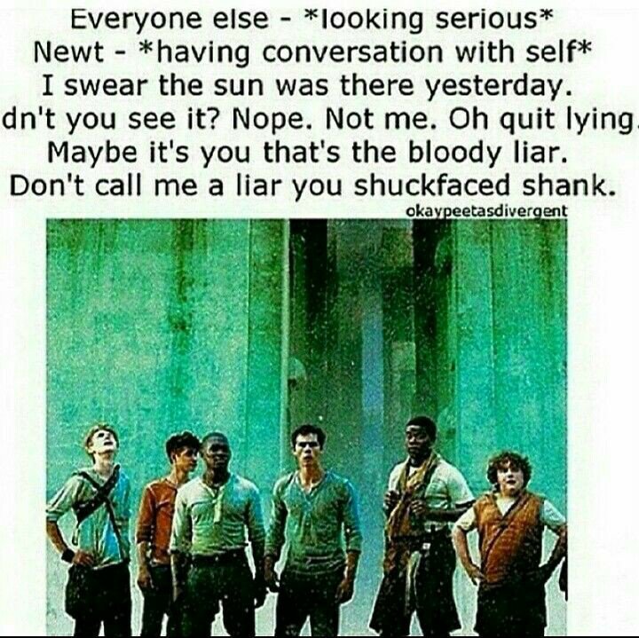 Some Maze Runner Memes Sorry Theres Only 2 The Glade Amino