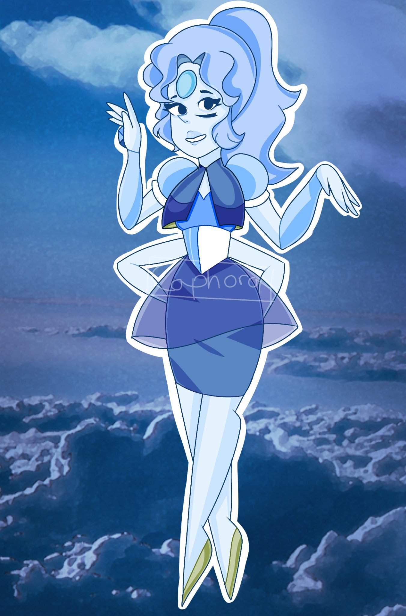 Blue Opalite (Fan Fusion) Steven Universe Amino