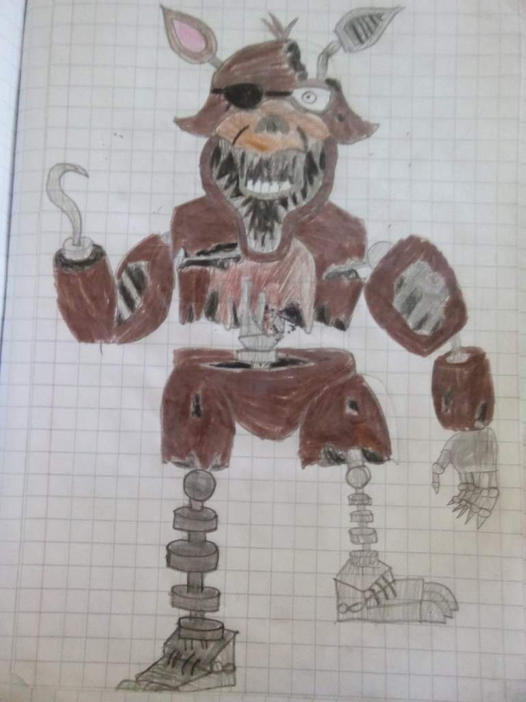 Mi Dibujo De Old Foxi Fnaf Amino Espa Ol Amino