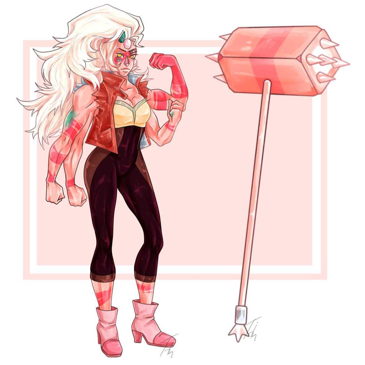 Strawberry Quartz 💖 (Pearl and Jasper fusion) Steven Universe Amino.