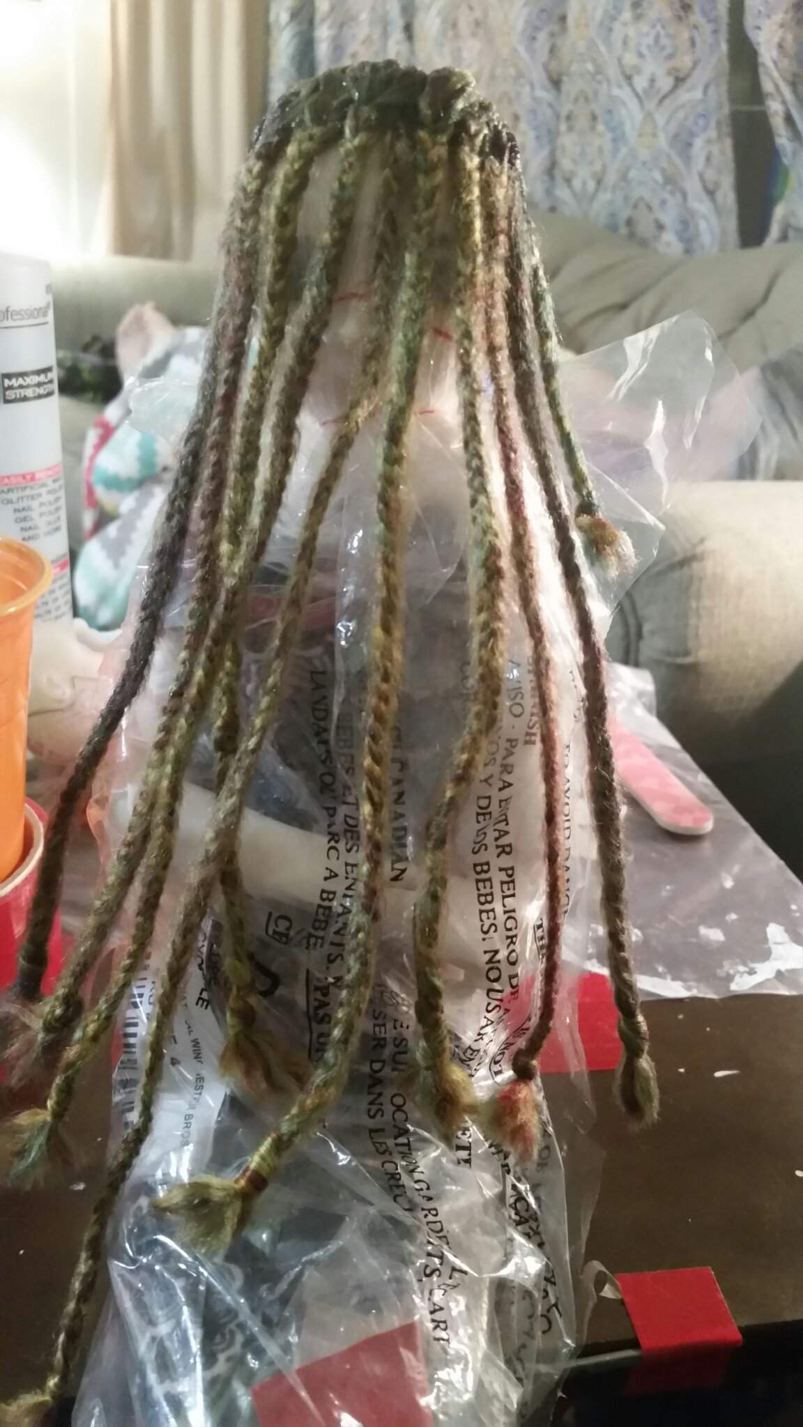 bjd dreadlock wig