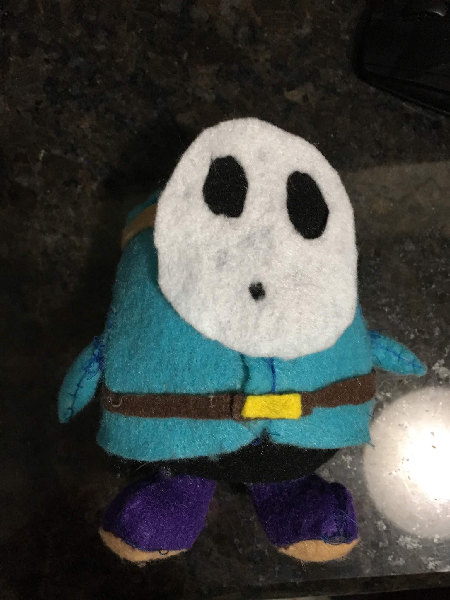 blue shy guy plush