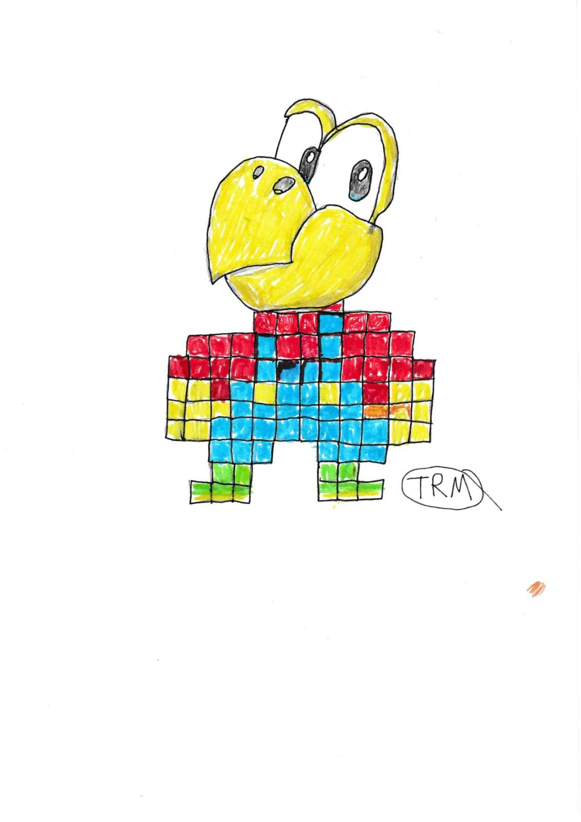 how to draw koopa troopa