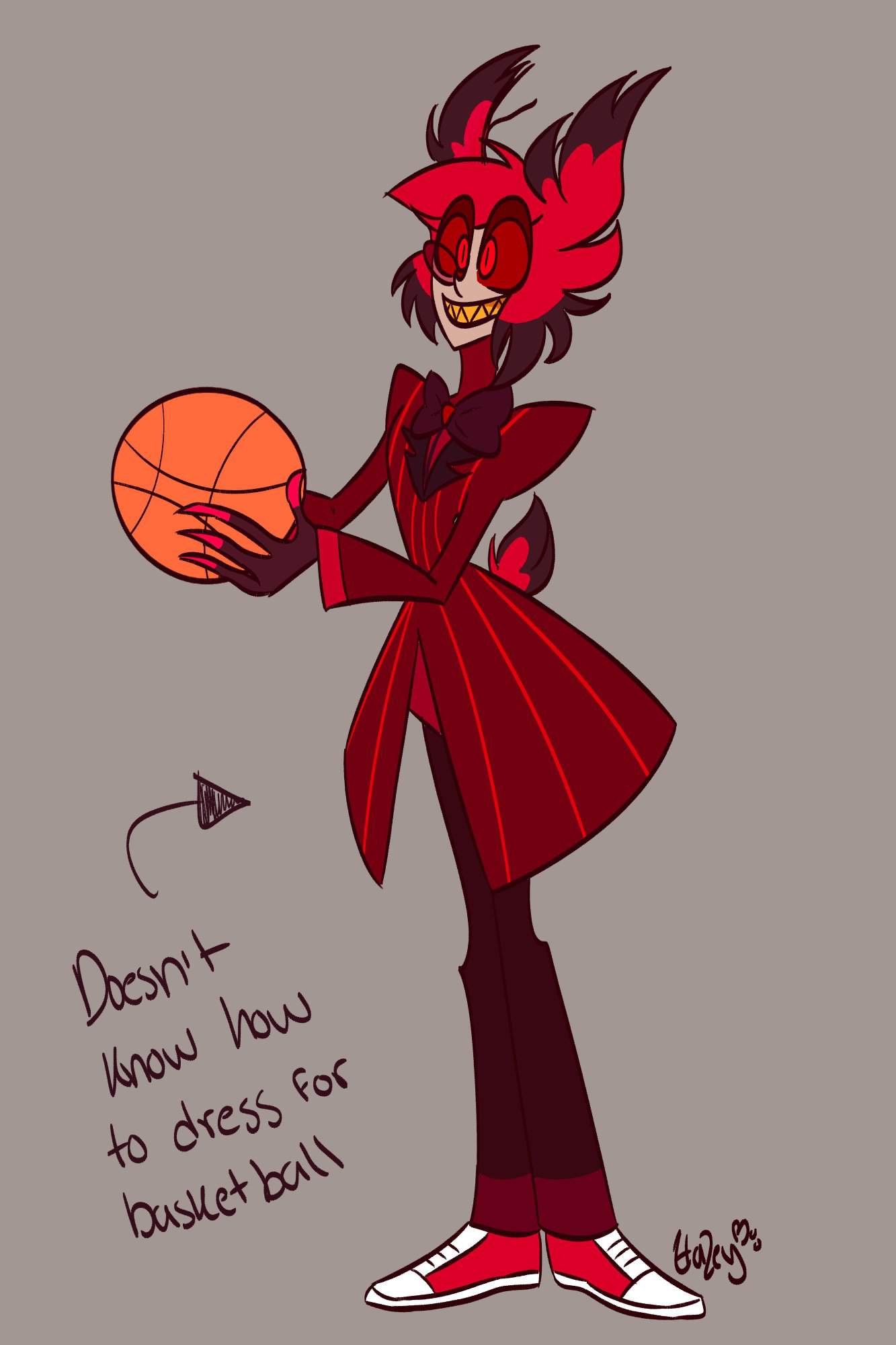 Basketball Alastor | Hazbin Hotel (official) Amino