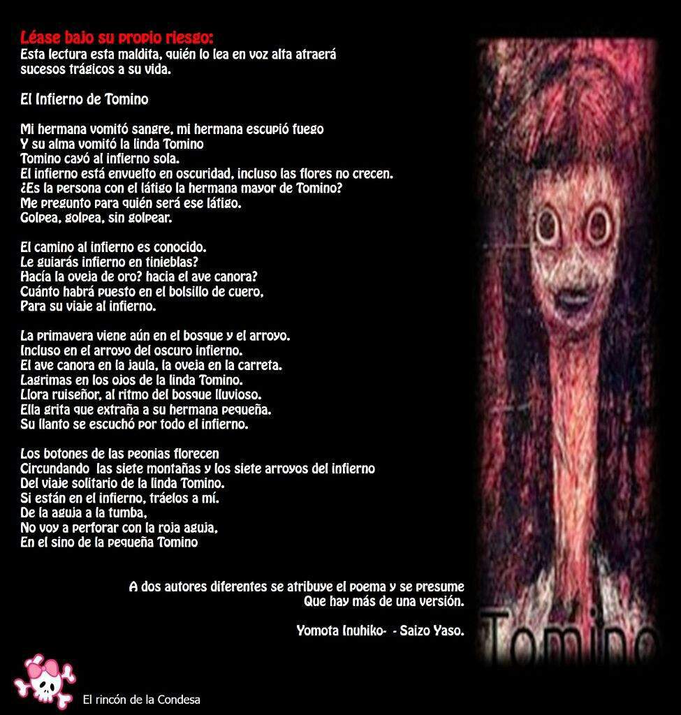 Tomino s Hell el poema maldito Creepypastas Amino Español Amino