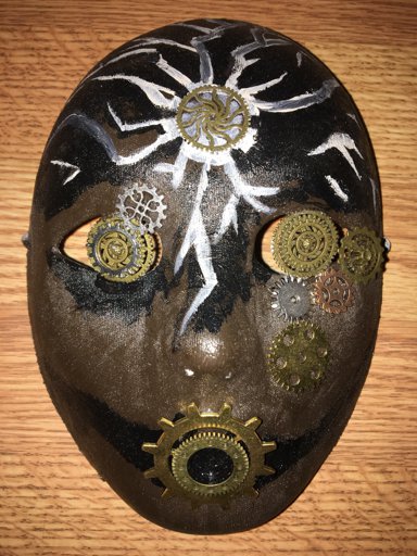 My Most Recently Made Mask. “Breaking From the Machine”