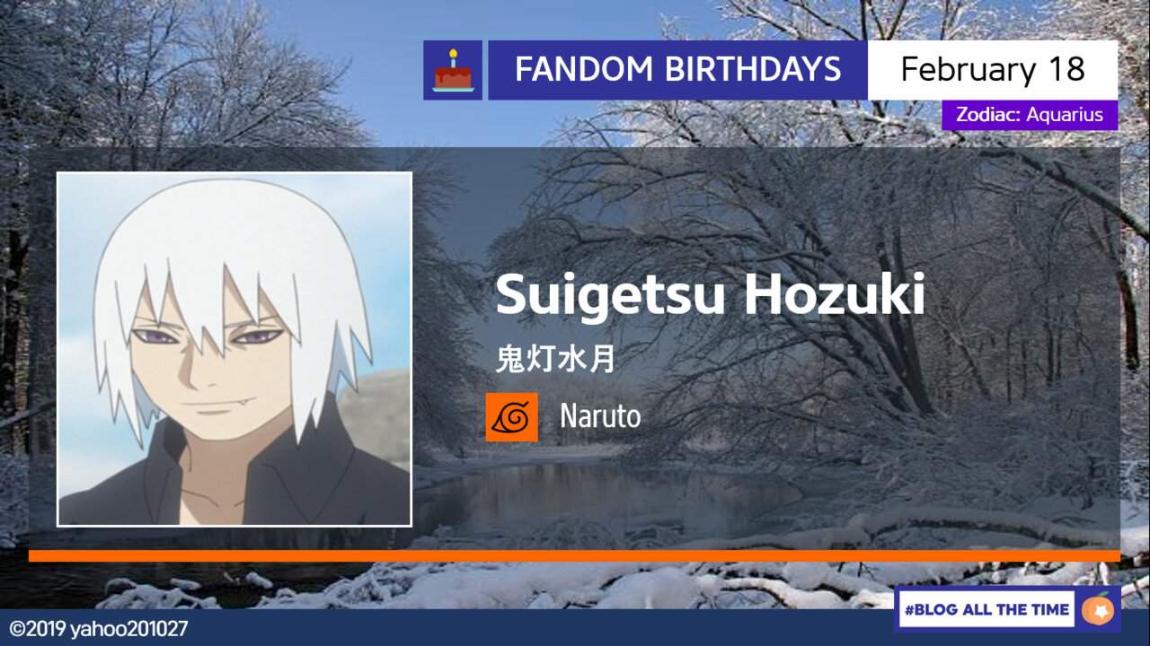 Featured image of post Suigetsu Hozuki Birthday