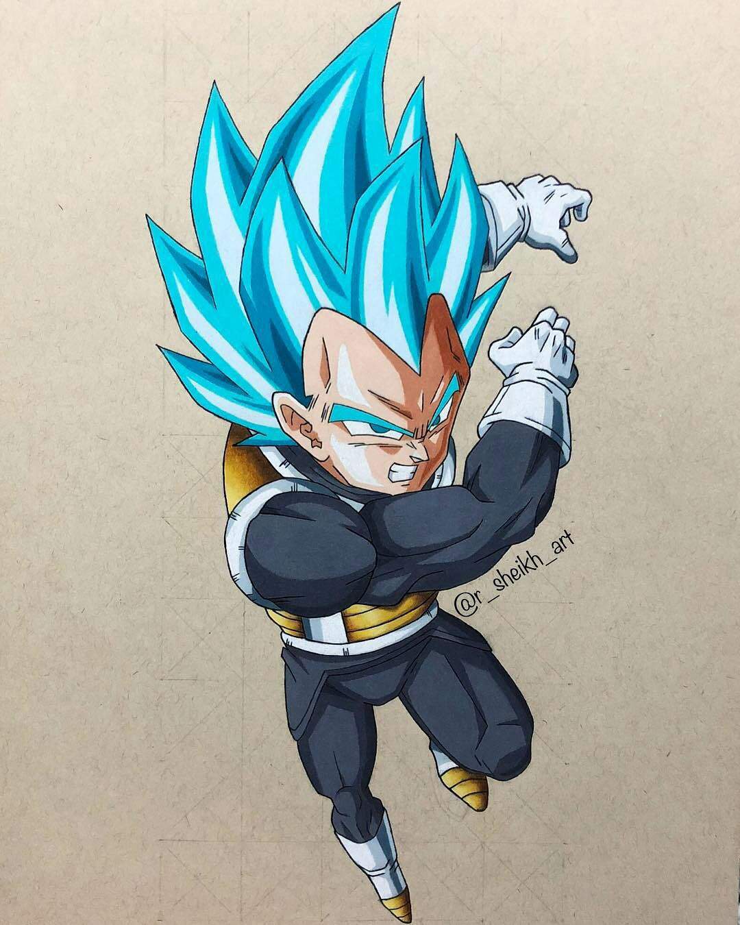 SSB Vegeta Drawing | DragonBallZ Amino