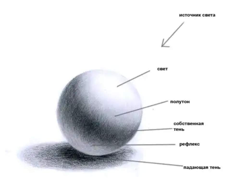 Как научиться рисовать тени карандашом
