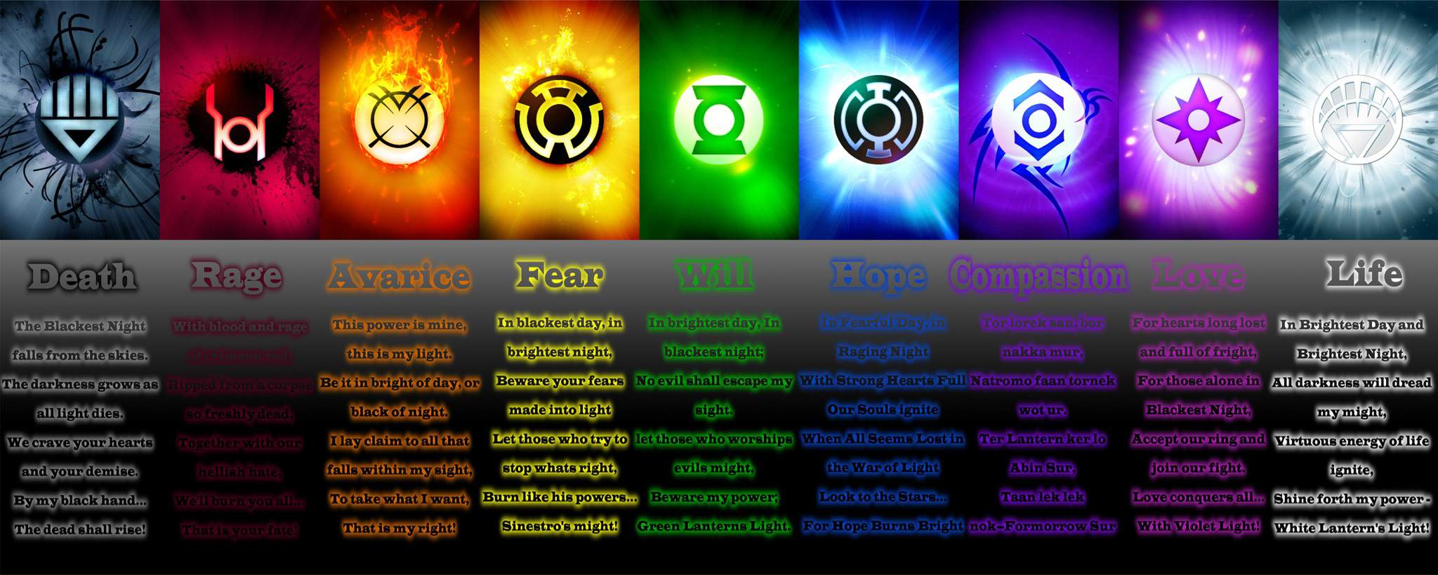 all different lantern rings