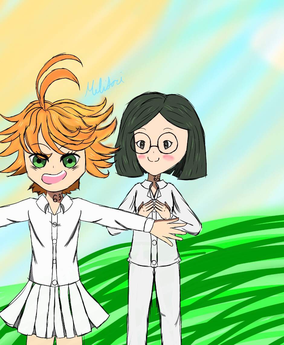 Emma X Gilda Fan Art The Promised Neverland Amino 