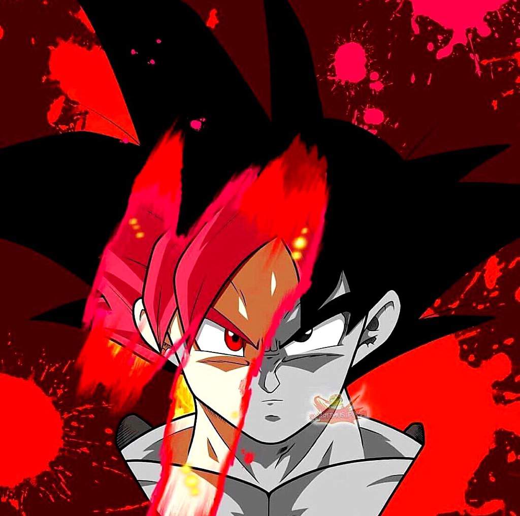 Fondo De Pantalla (Goku SSJ Dios Rojo) | ⚡ Dragon Ball Super Oficial⚡ Amino