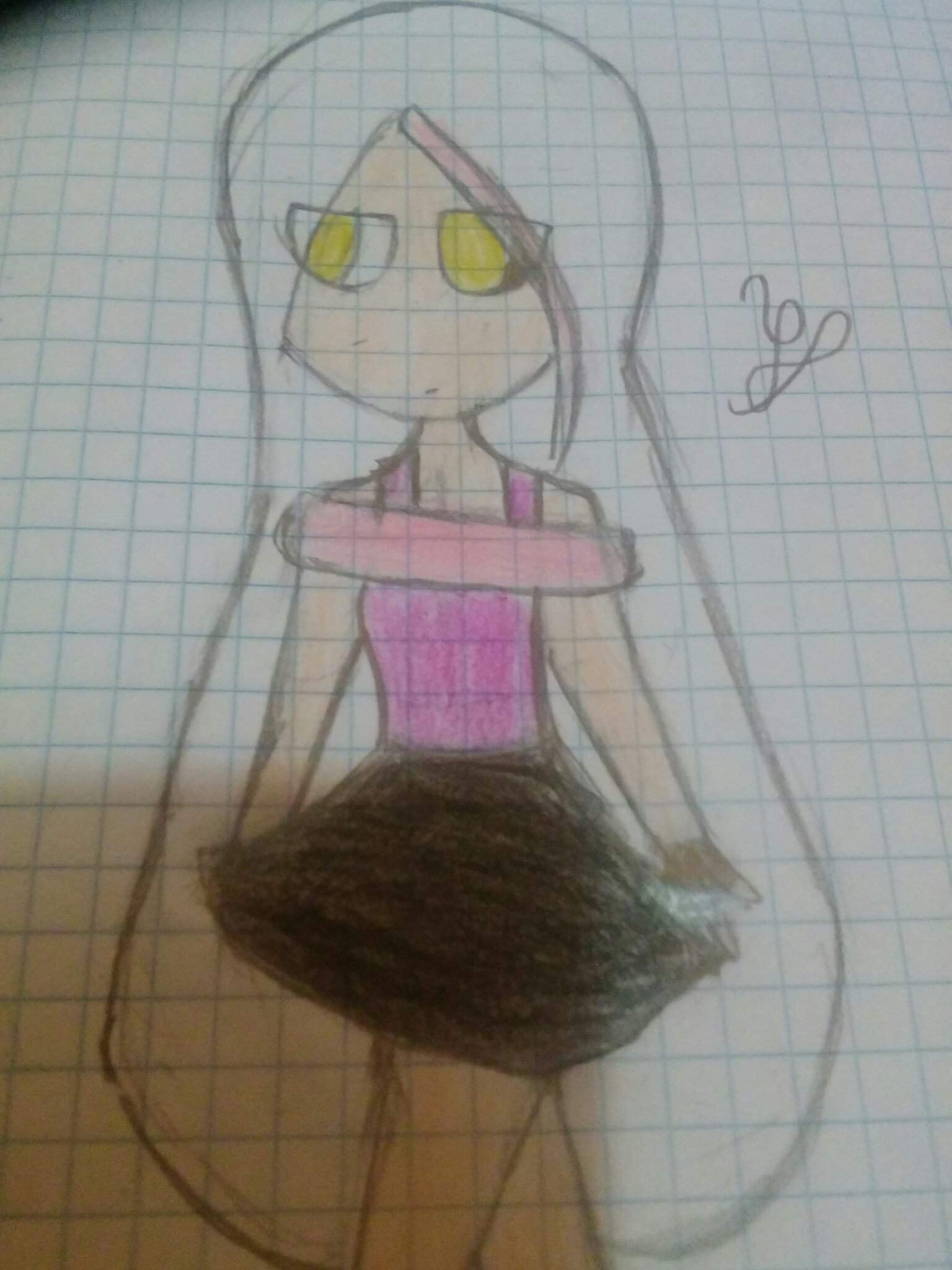 Dibujo De Meg FNAFHS Amino Amino