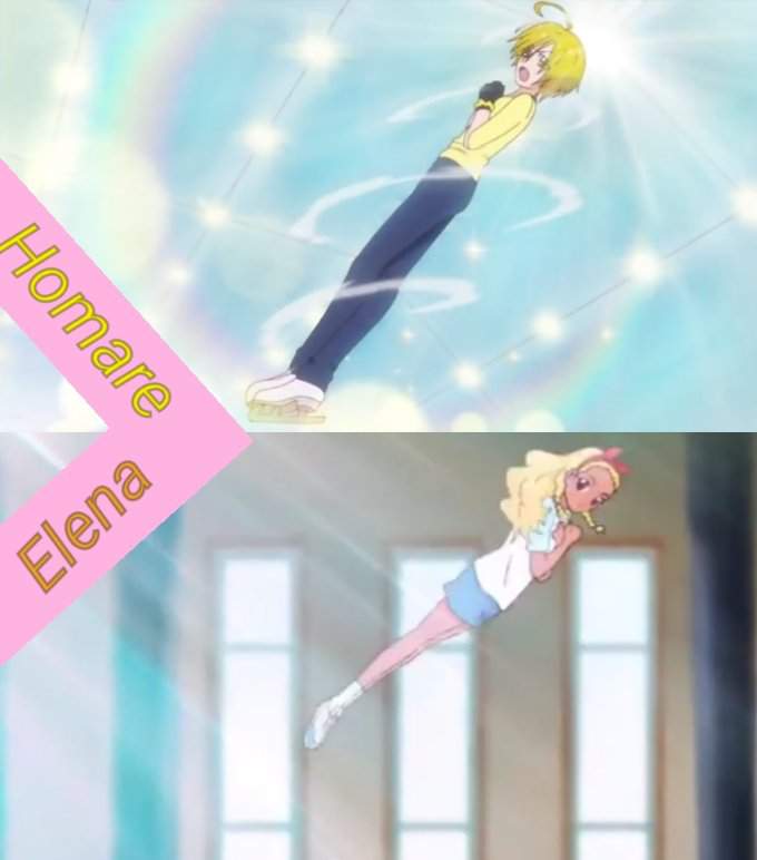 Homare And Elena Jump Glitter Force And Precure Amino