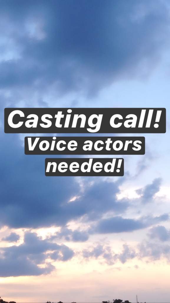 Voice Actors Wanted! | Voice Acting Amino