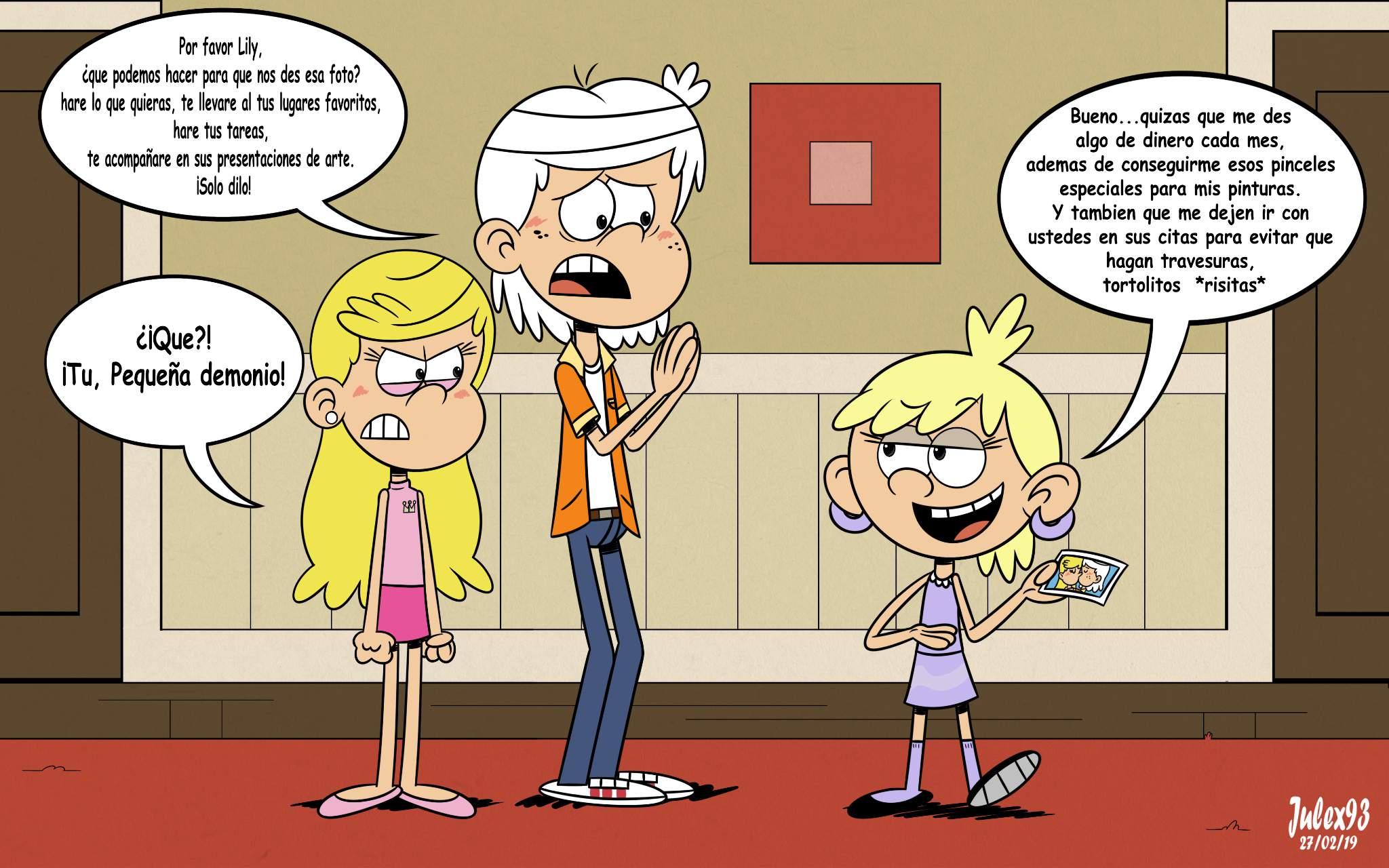 El Chantaje De Lily. | The Loud House Español Amino