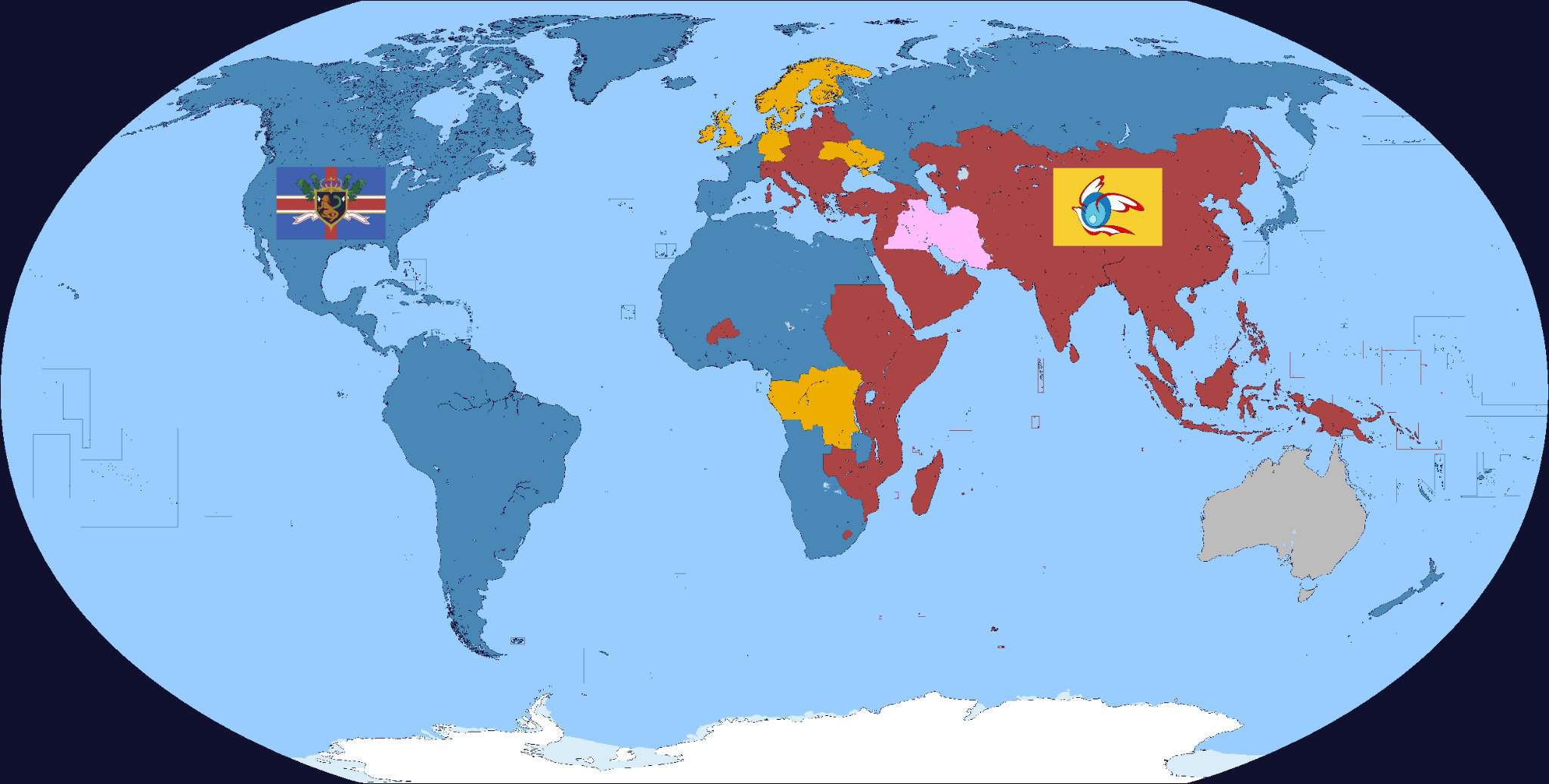 Code Geass World Map
