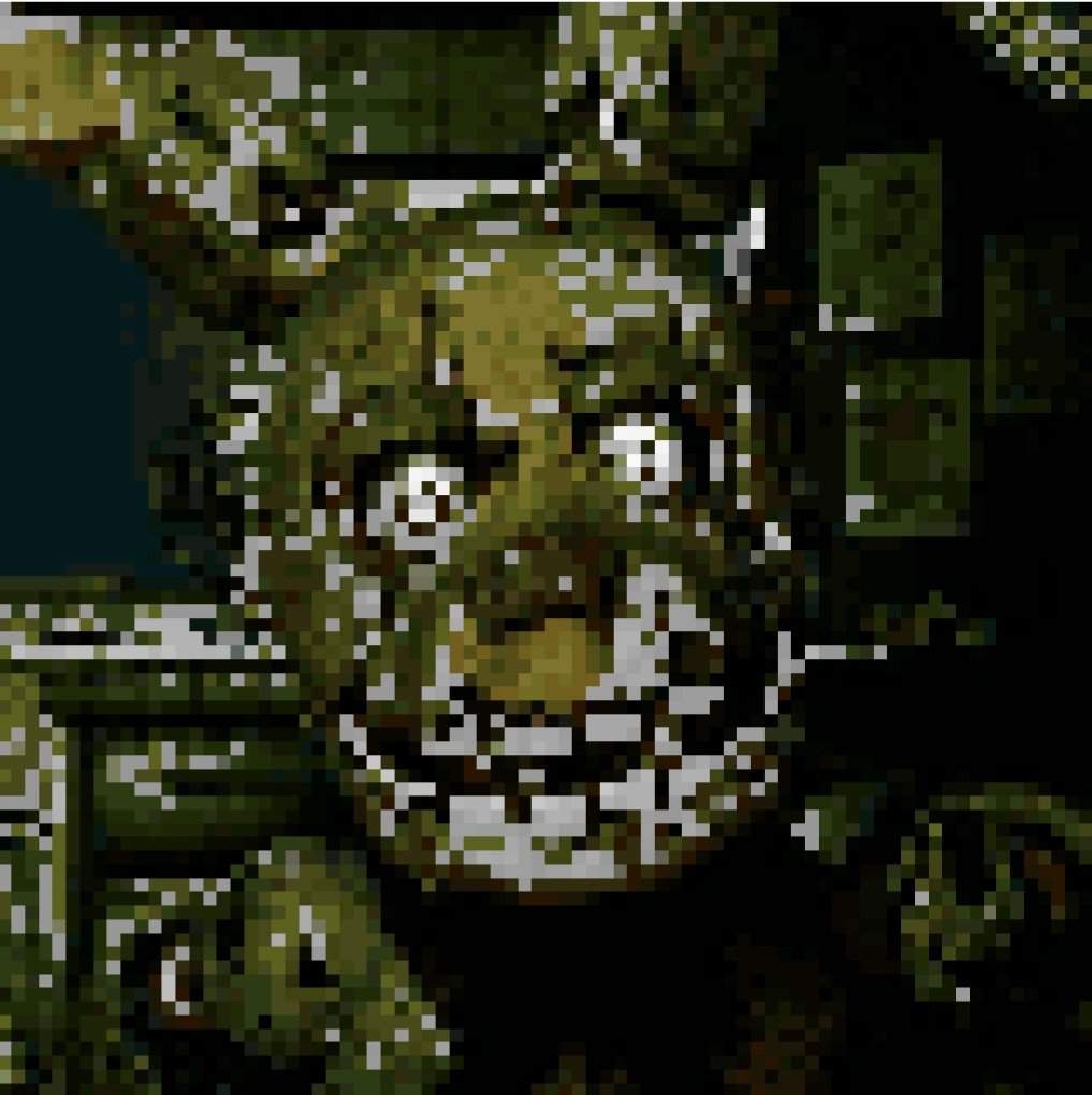 My Pixelated Springtrap Fivenightsatfreddys Photos