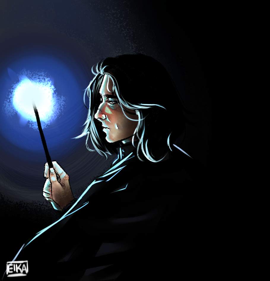 fan art harry potter snape