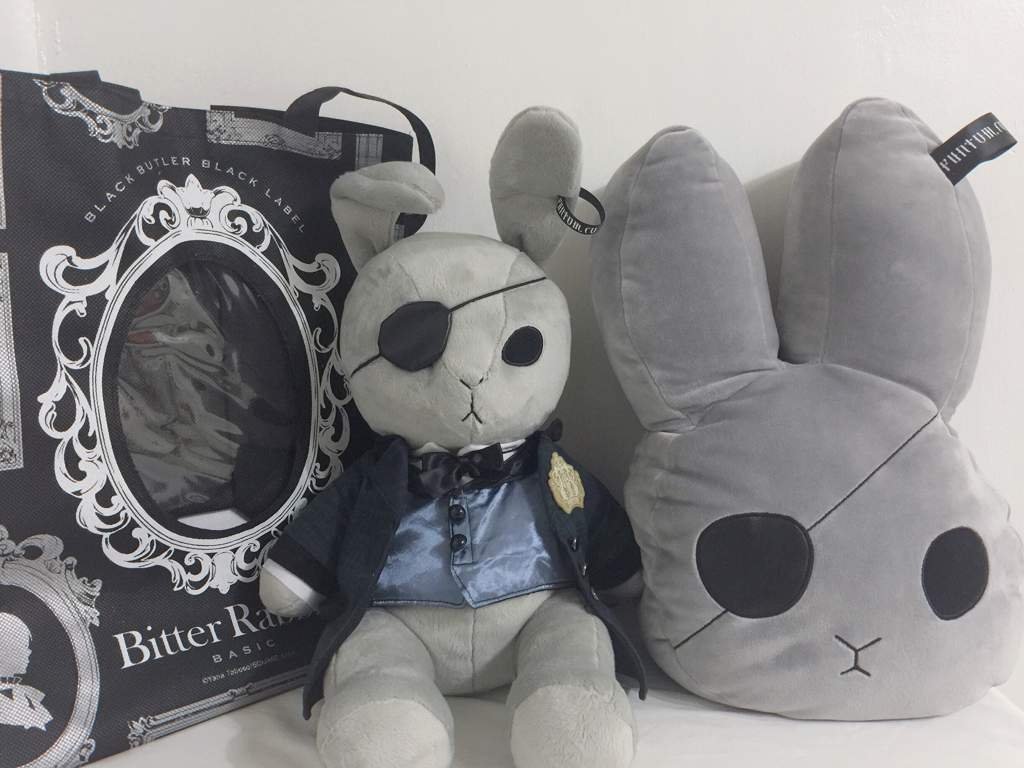 NEW SQUARE ENIX Black Butler Black Label Bitter Rabbit Cushion Official Japan