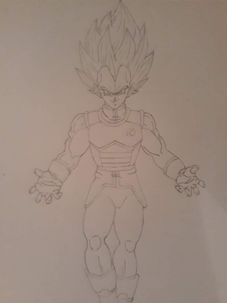 Boceto De Vegeta Ssj Blue Arte Amino Amino