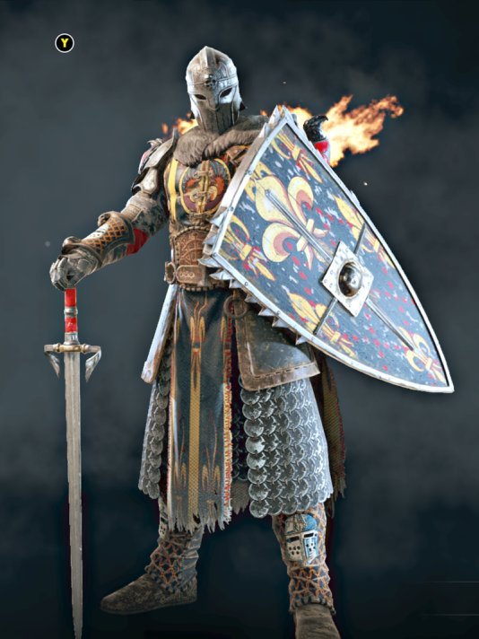 for honor sword and shield knight