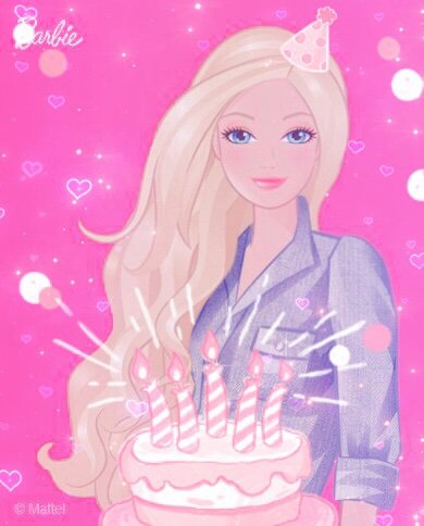 happy birthday barbie girl