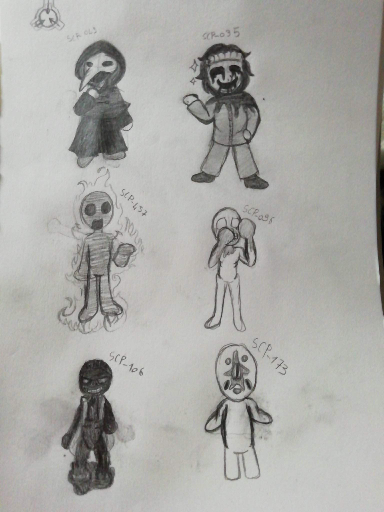 Humanoids Scp Sketches Scp Foundation Amino