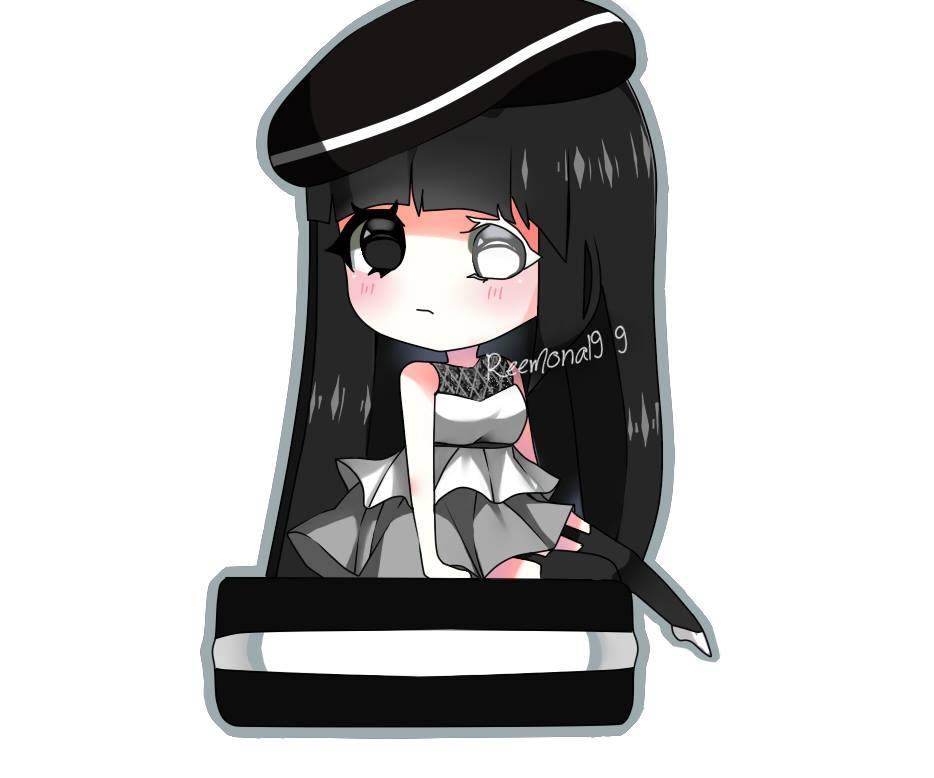 An old Chibi art *If Oreo was an anime girl* idk i just like drawing  anything :3 | Art Amino