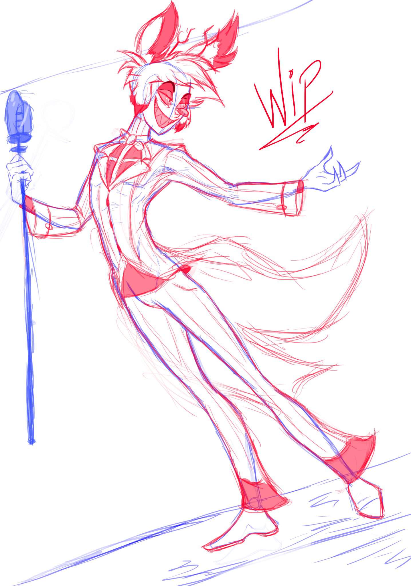 Alastor Wip Hazbin Hotel Amino Español Amino