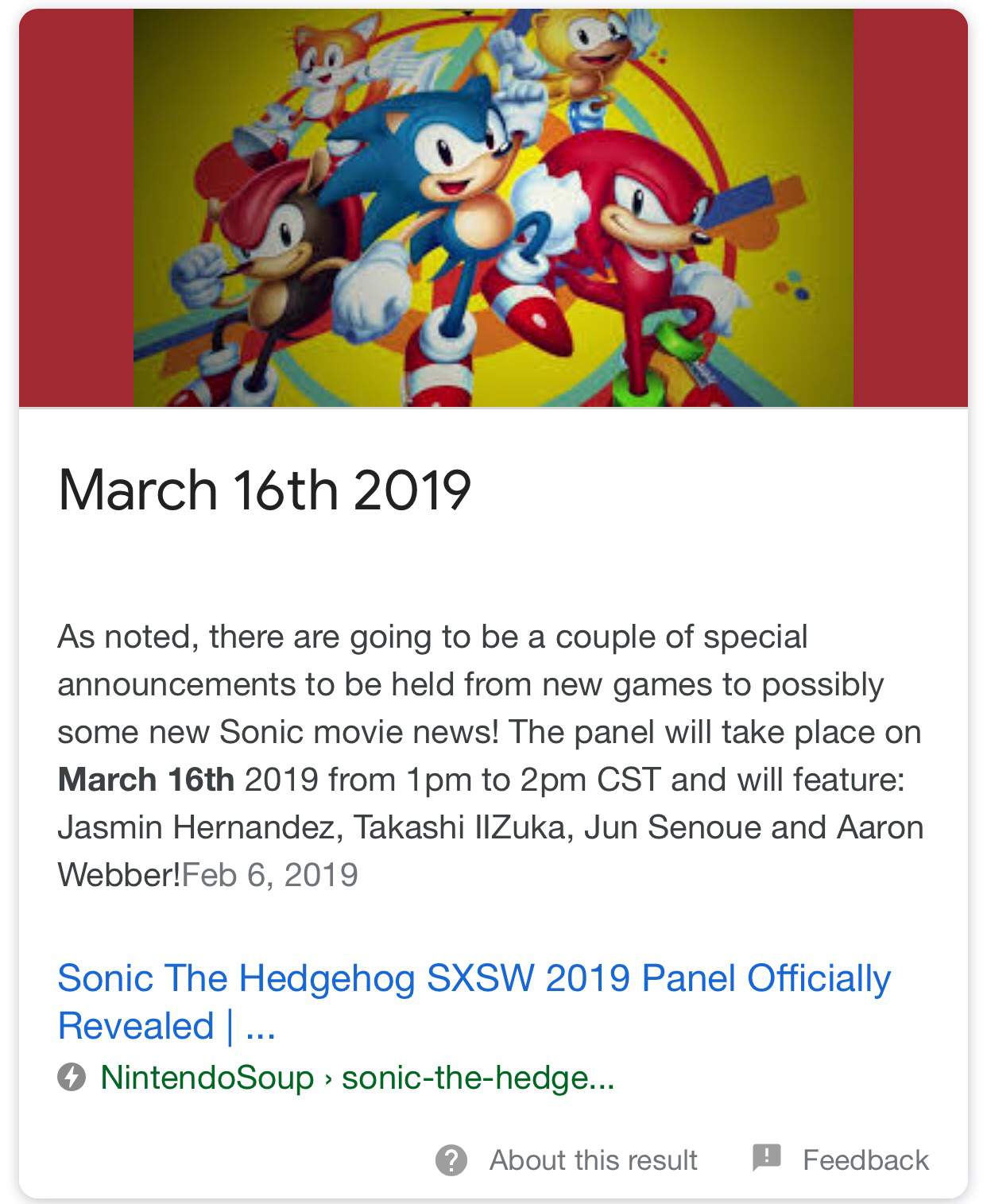 Mark your calendars Sonic fans Sonic the Hedgehog! Amino