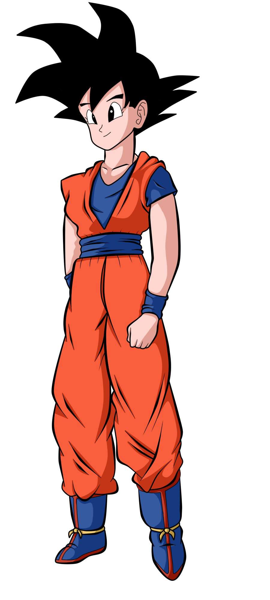 Dibujo De Goku Version Mujer Goki Hecho Por Mi Je Dragon Ball EspaÑol Amino