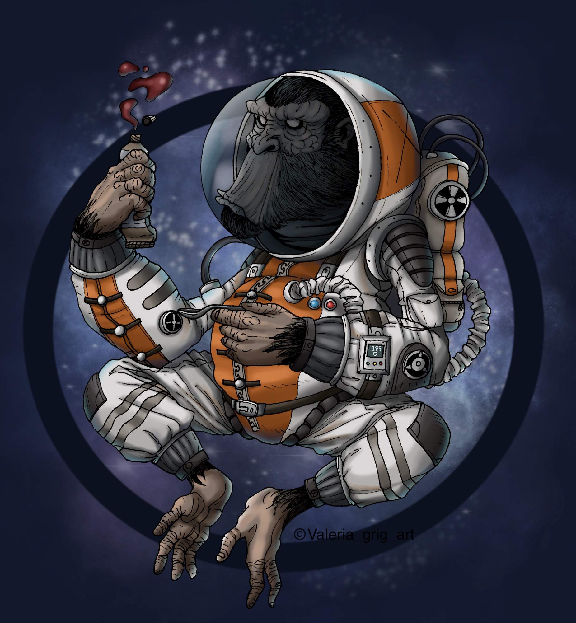 Space monkey Art Amino
