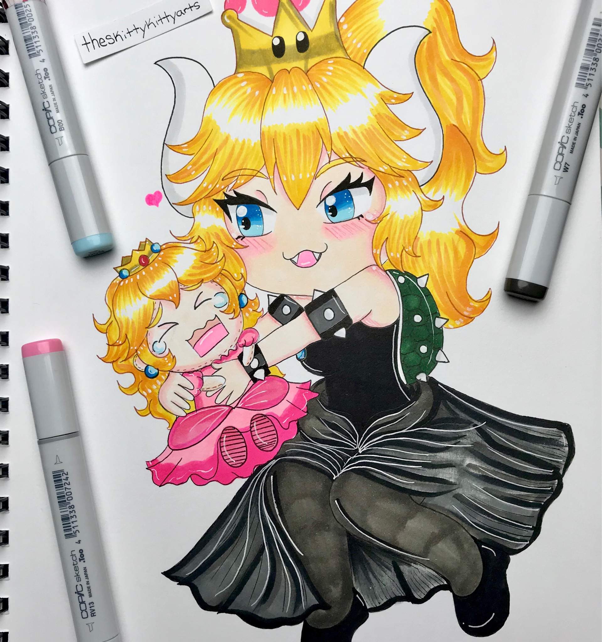 Featured image of post Bowsette Fanart Chibi bowsette fanart games art are the most prominent tags for this work posted on september 25th 2018