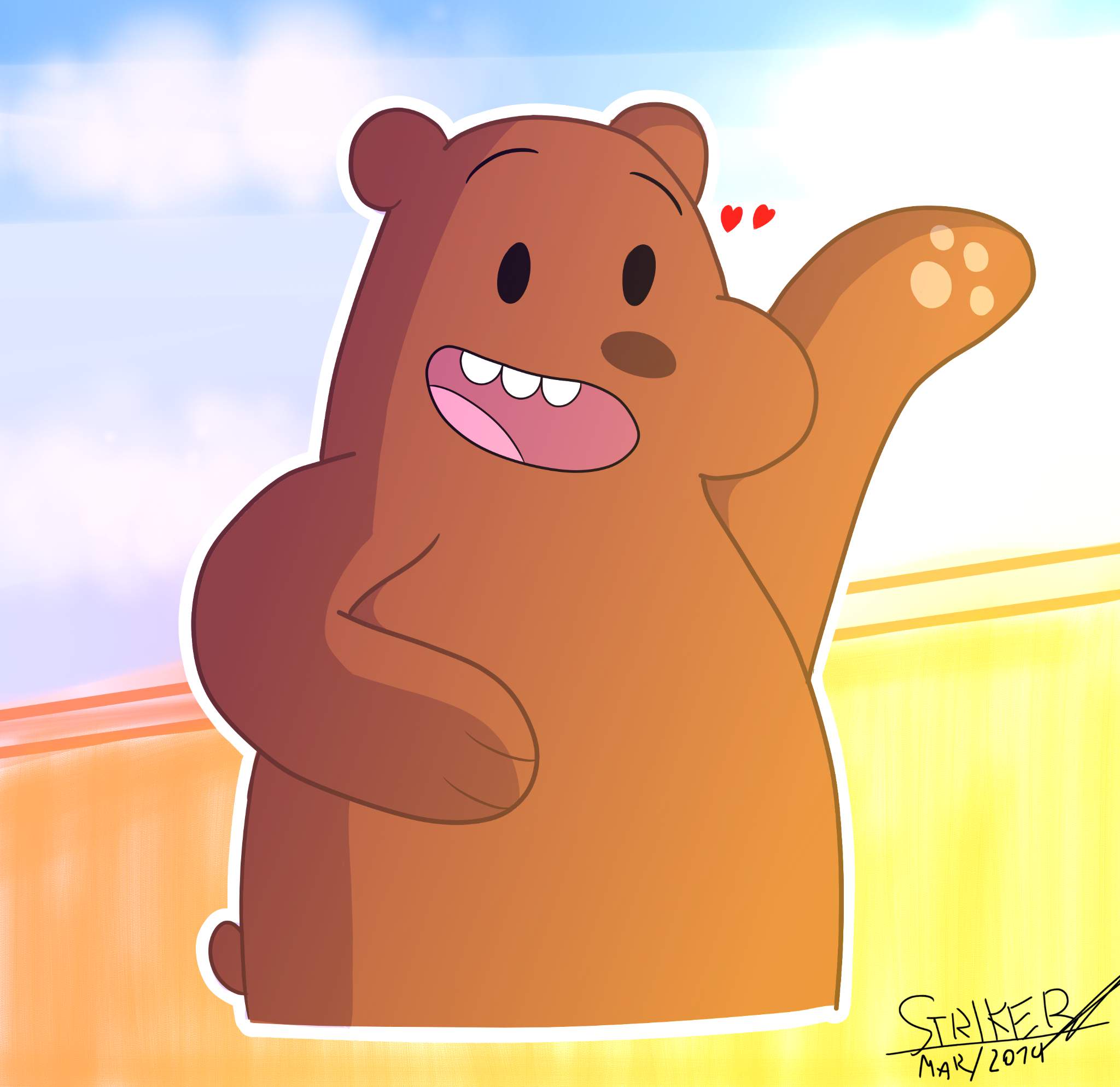 We Bare Bears Grizzly Cartoon Amino