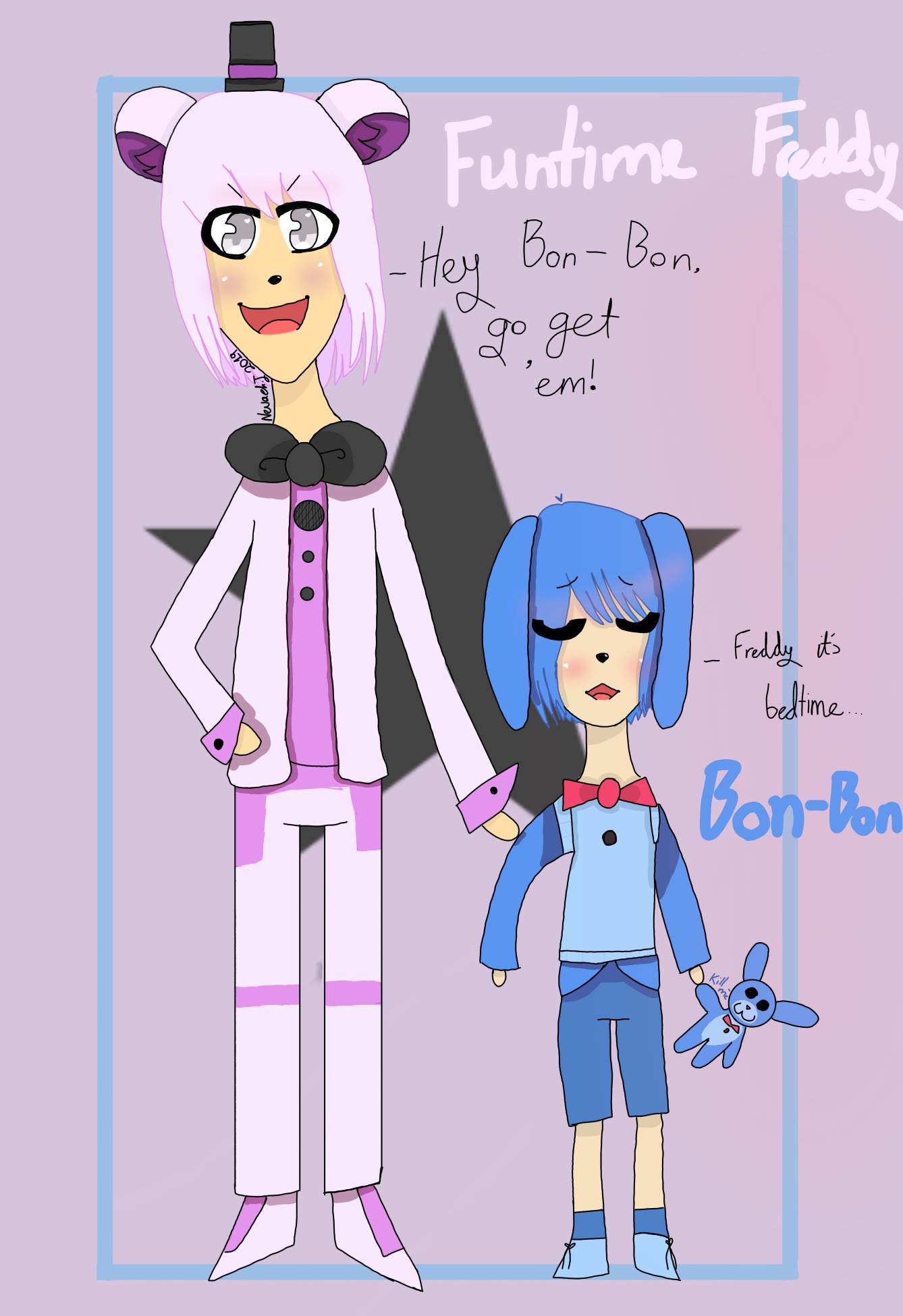 Funtime Freddy And Bon-Bon As Humans | Five Nights At Freddy's Amino