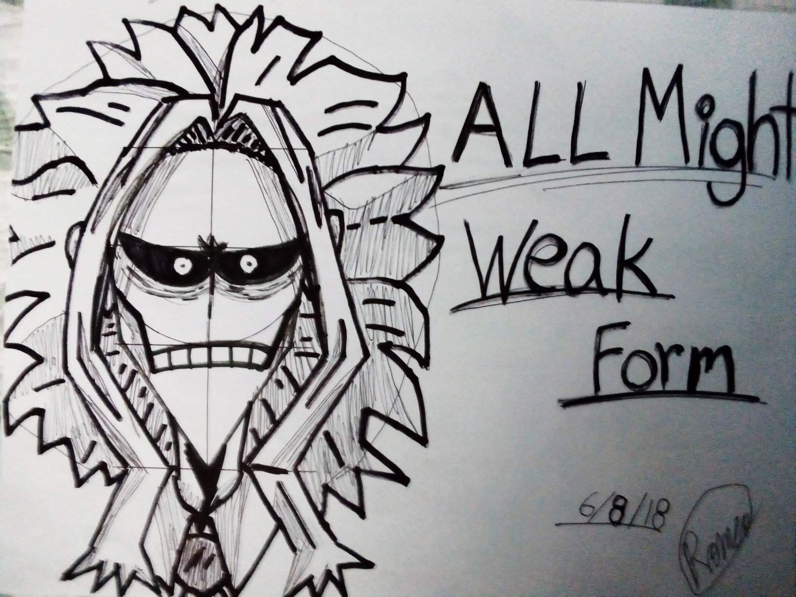 All might (weak form) | Boku No Hero Academia Amino. Amino