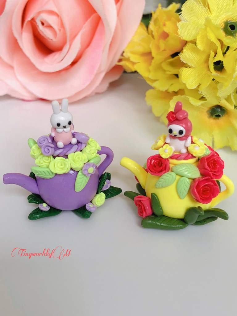 Miniature Flower Teapots! Crafty Amino