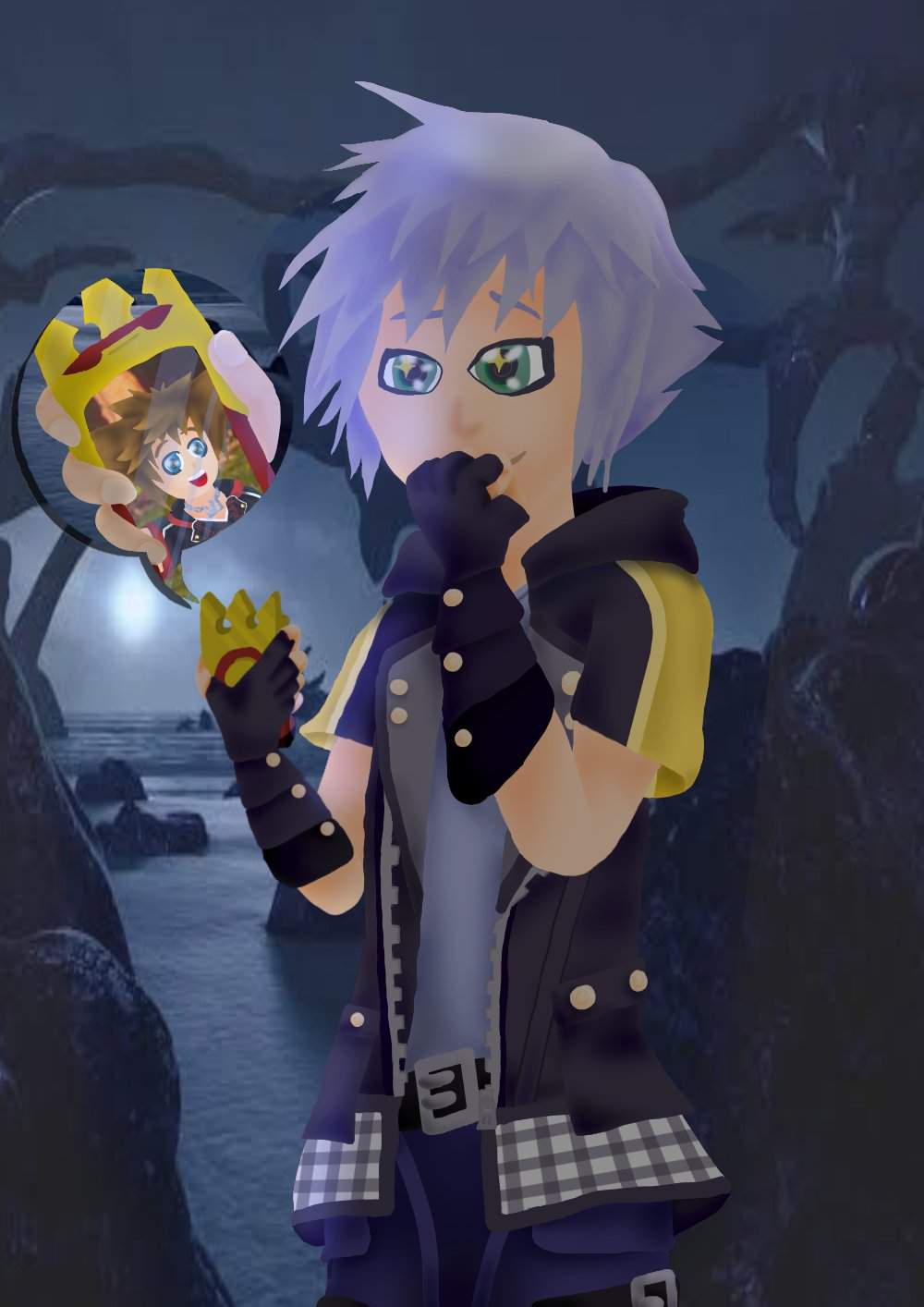 Riku Fanart: Gummiphone | Kingdom Hearts Amino