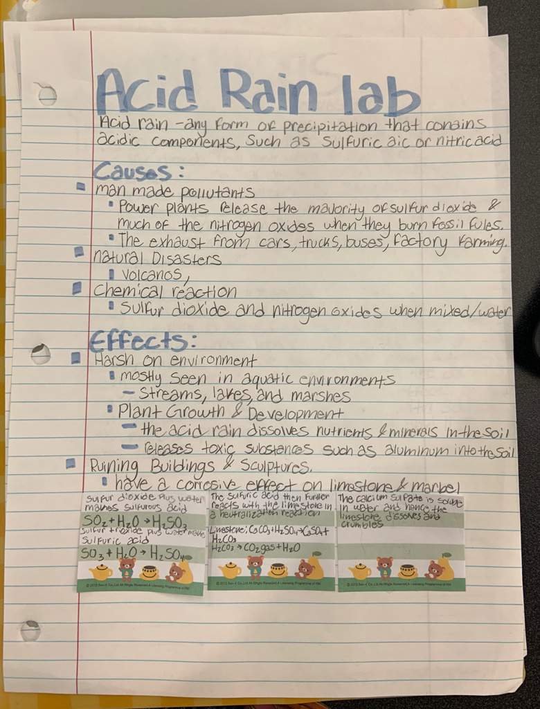 make notes under the headings and give a talk about acid rain перевод