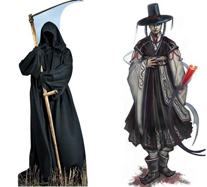 Korean folklore characters: The Joseung Saja/Grim Reapers | Korean