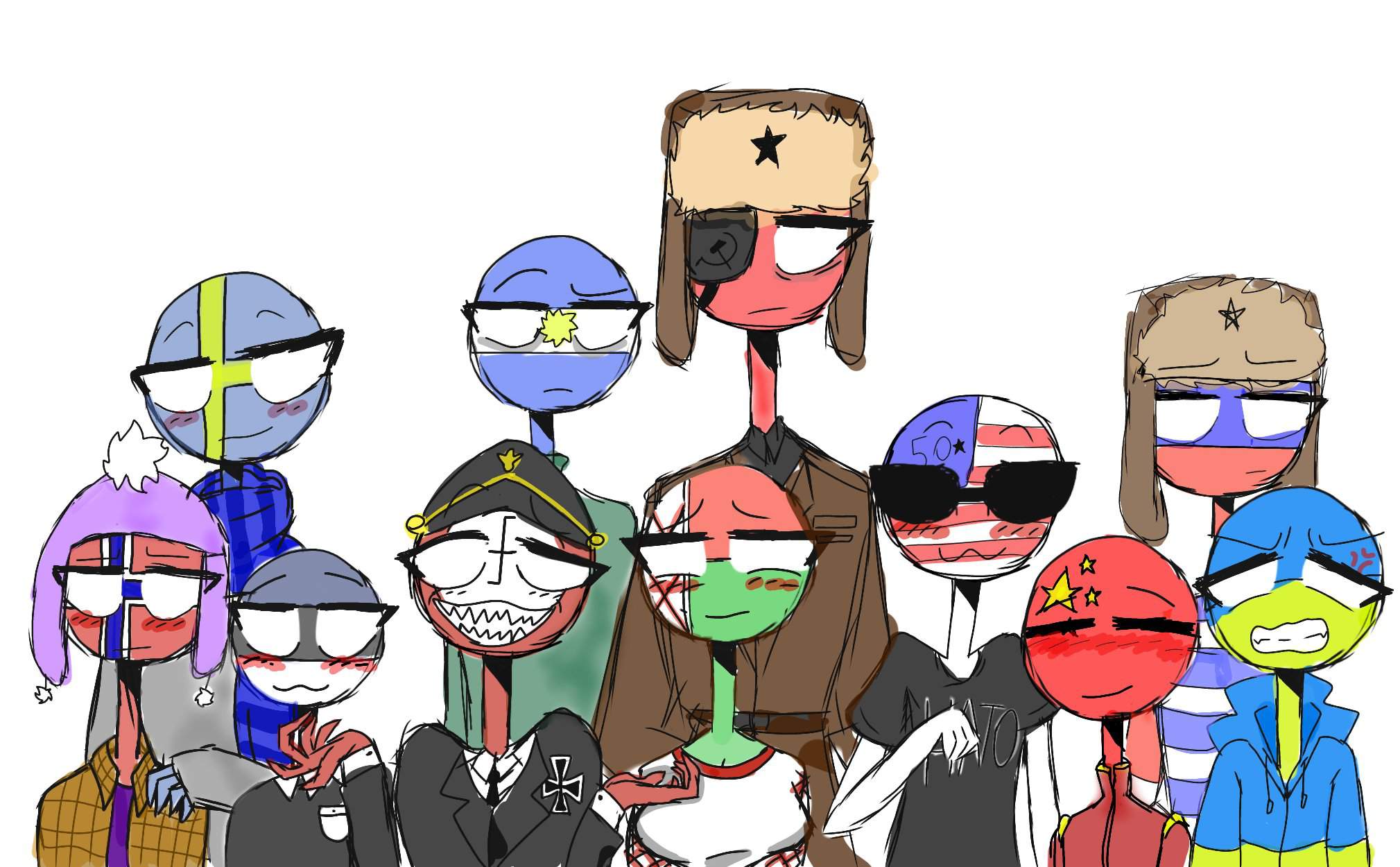 Countryhumans all characters