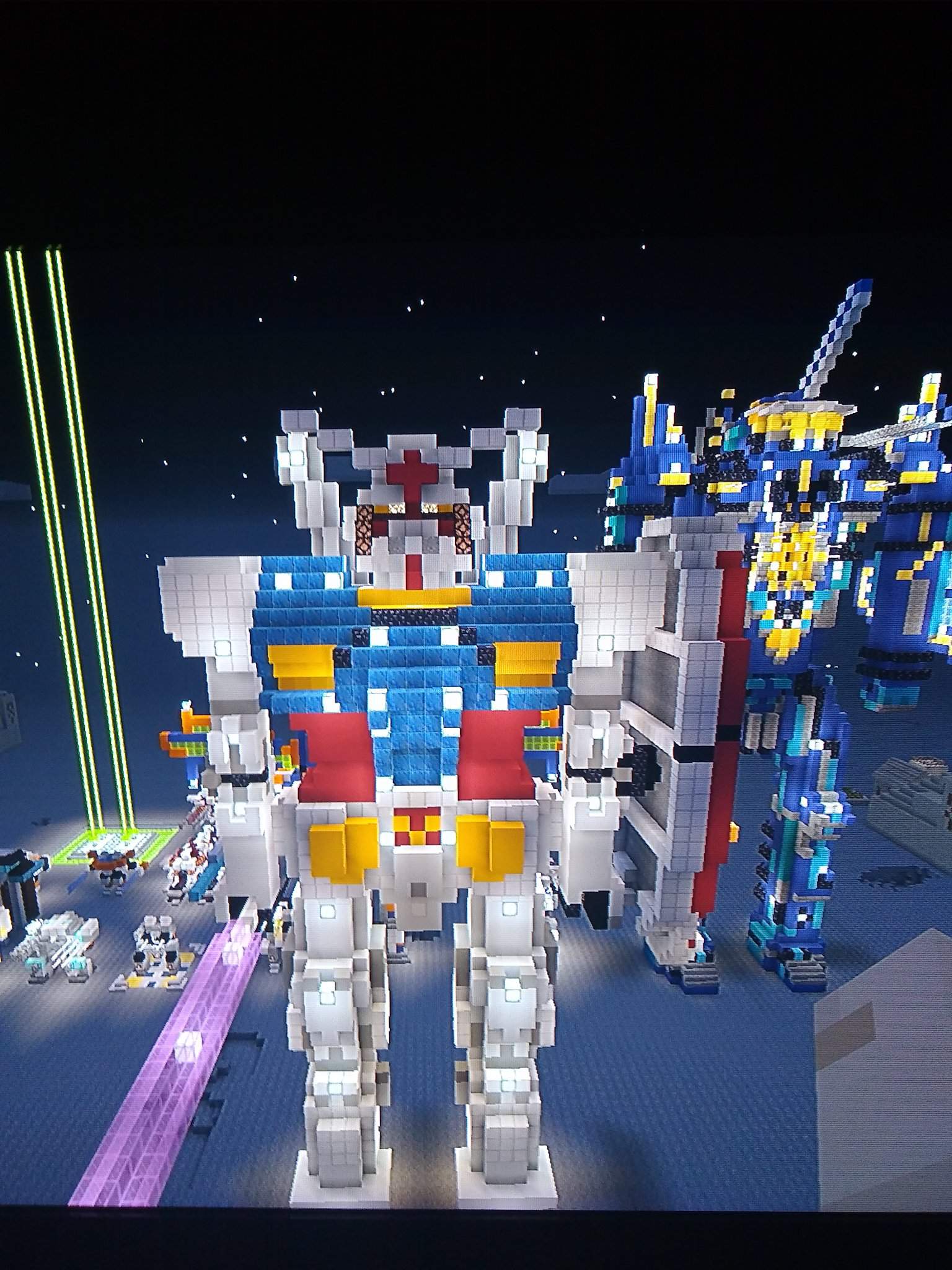 Check Out My Gn Rx 78 2 Build Took About 7 Hours Minecraft Amino