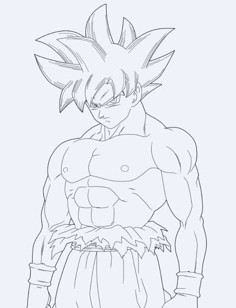 dibujo de Goku lapiz | DragonBallZ Amino