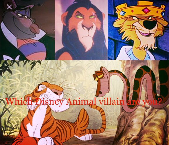 Which Disney (Animal) villain are you? | Disney Villains Amino Amino
